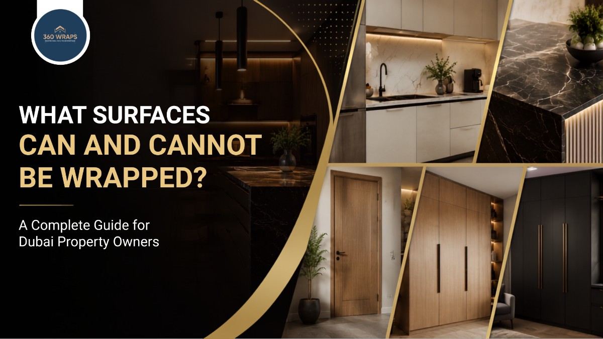 What Surfaces Can and Cannot Be Wrapped? A Complete Guide for Dubai Property Owners